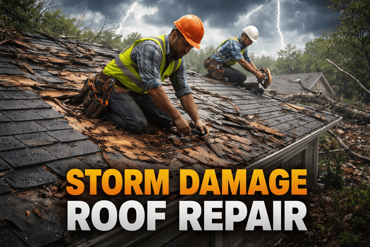 Storm Damage Roof Repair in Fort Lauderdale